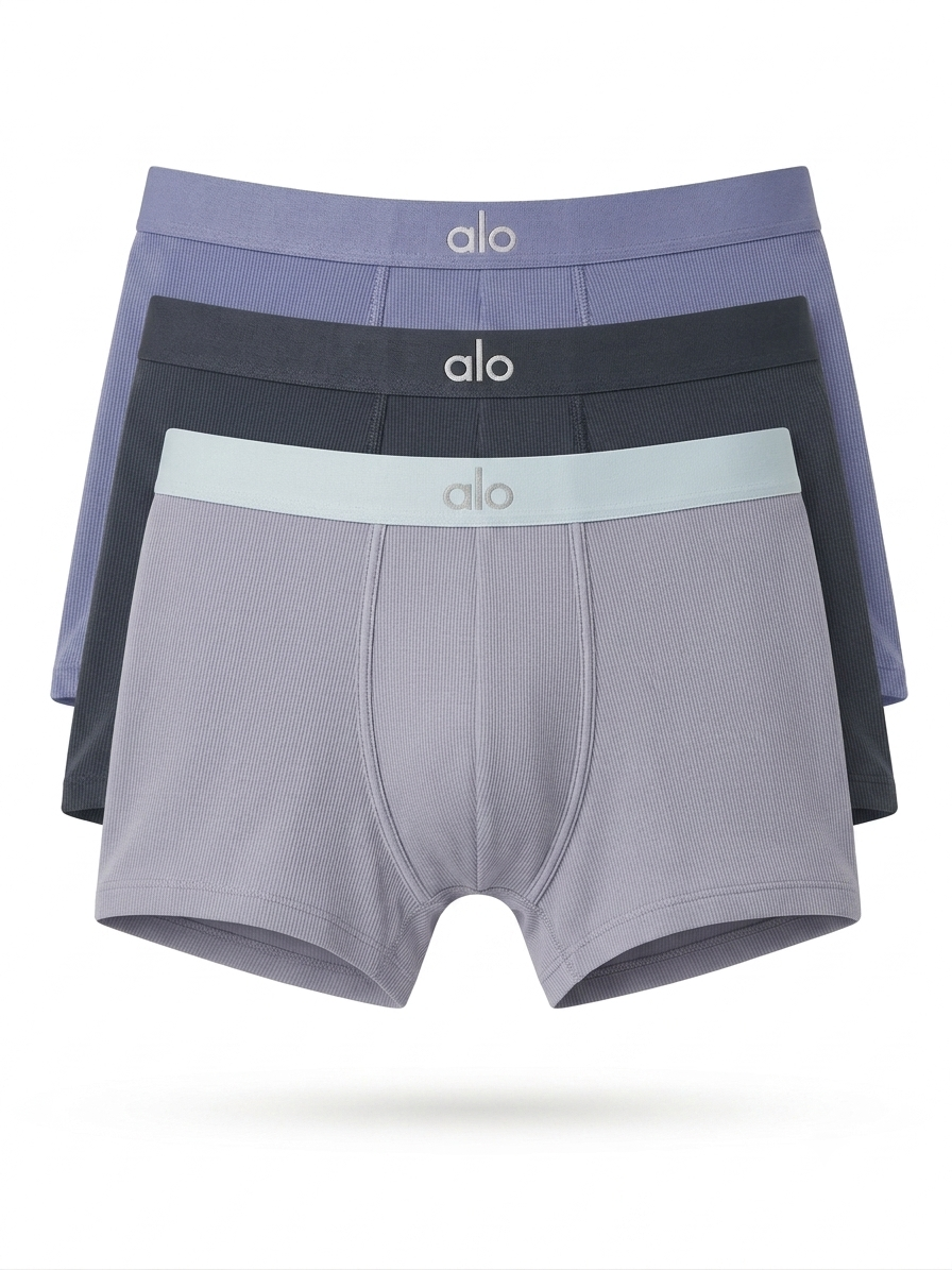 ALO The Essential Ribbed Boxer Brief Trio