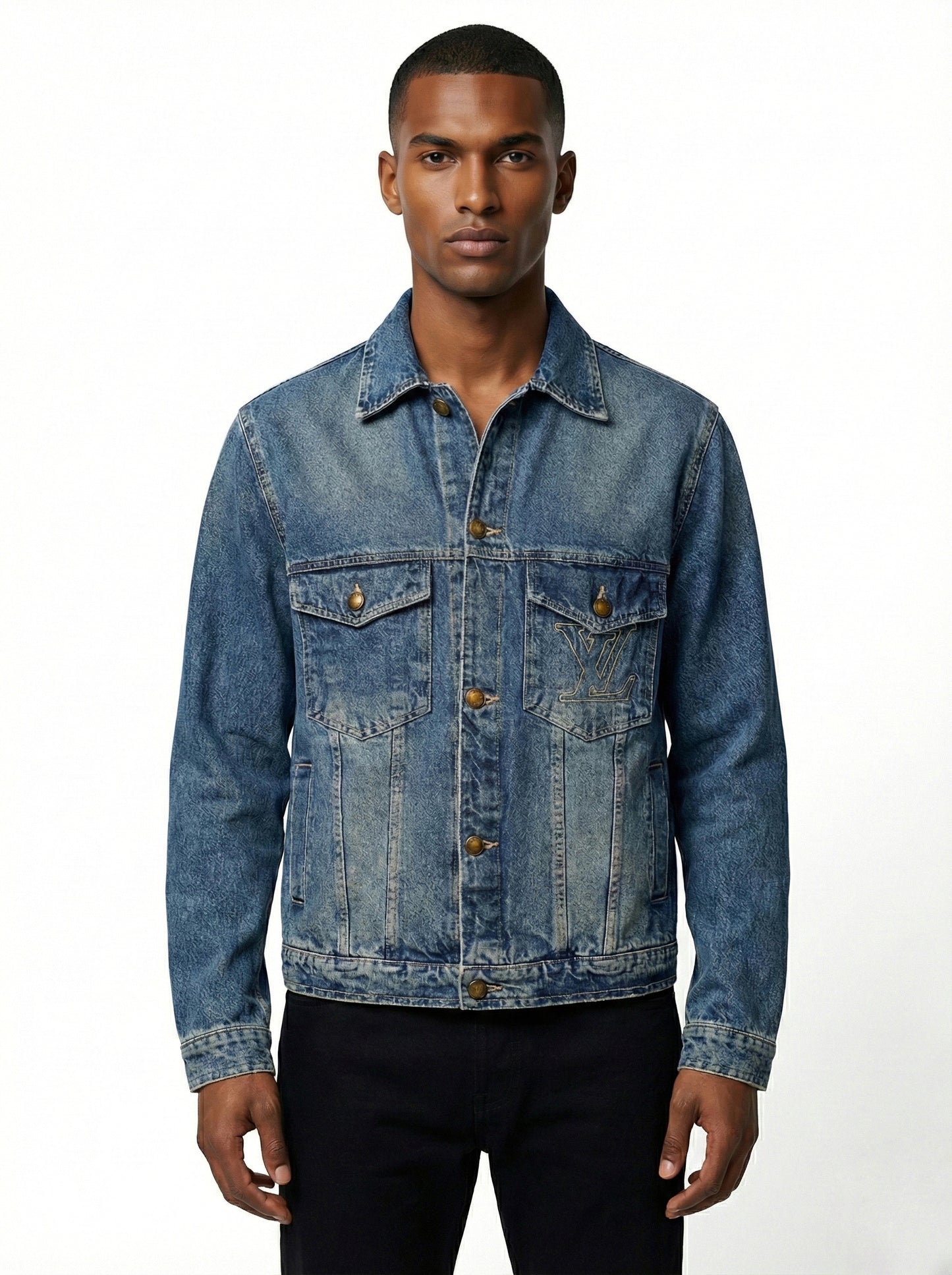 The Heritage Monogram Trucker – Vintage Indigo