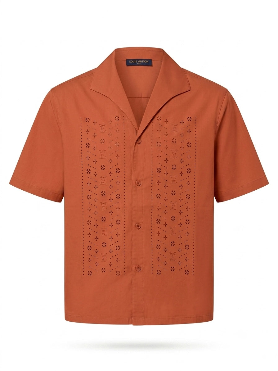 LV - Broderie Anglaise Monogram Resort Shirt