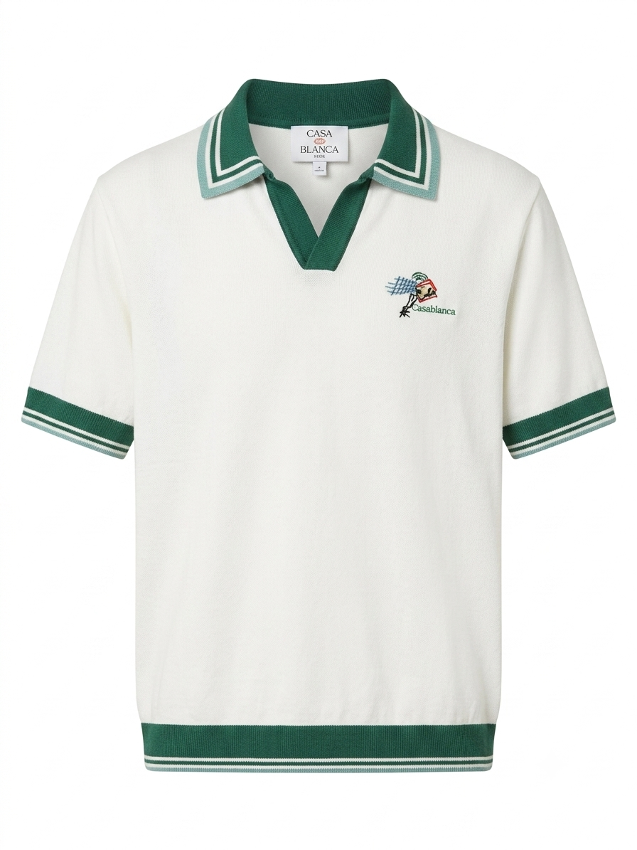 CB Heritage Open-Collar Knit Polo