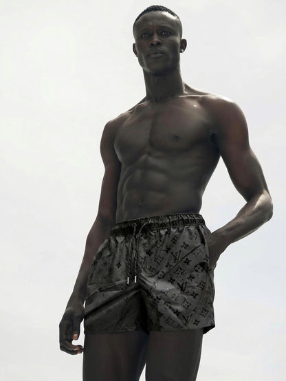 LV Signature Monogram Hydro-Reactive Swim Shorts