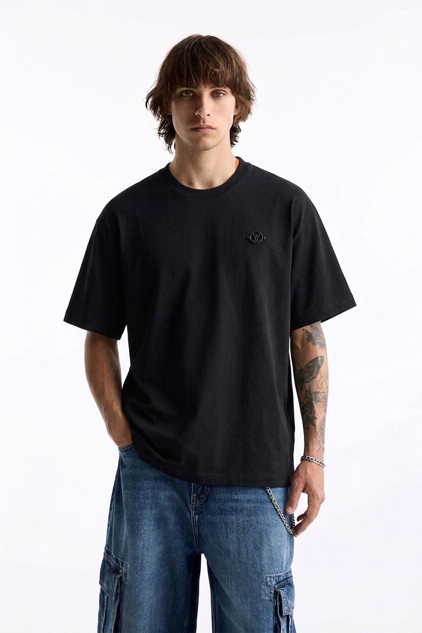 LV Signature Embroidered Cotton Tee