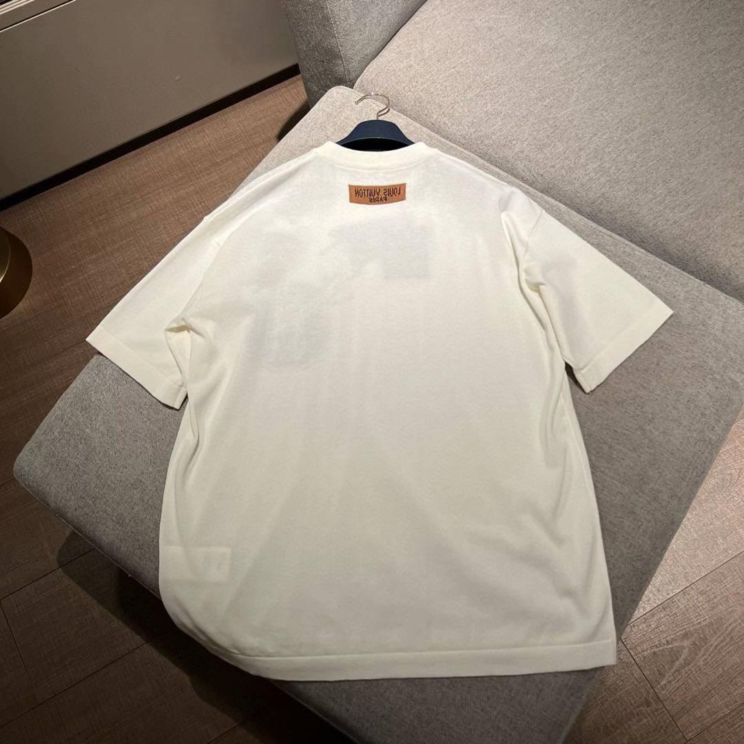 LV Whimsical Intarsia Knit T-Shirt