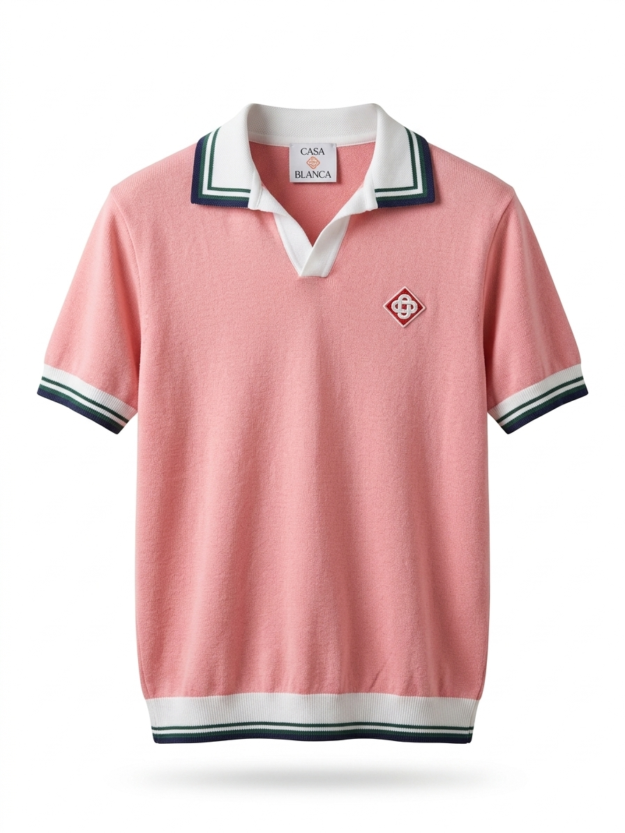 C.B. Riviera Open-Collar Knit Polo