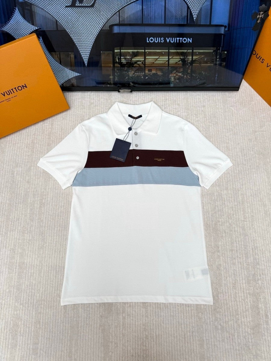 LV Signature Color-Blocked Polo
