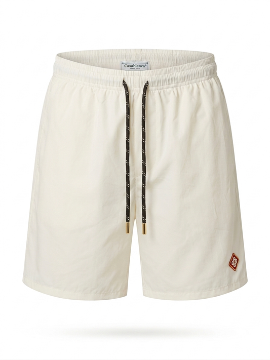 CASA Signature Sport Shorts in Blanc