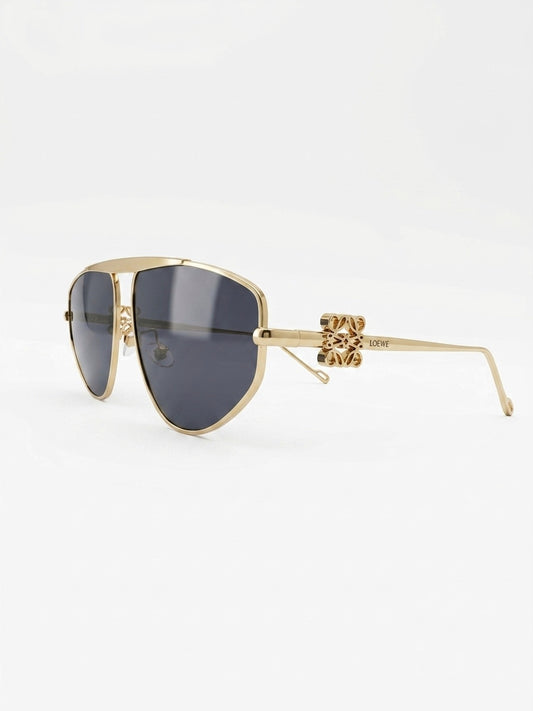 LWE Anagram Metal Aviator Sunglasses