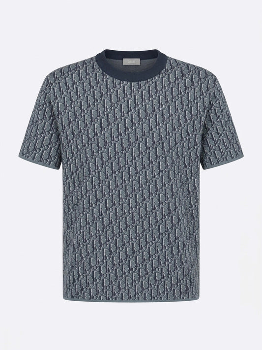 CD Signature Jacquard Knit T-Shirt