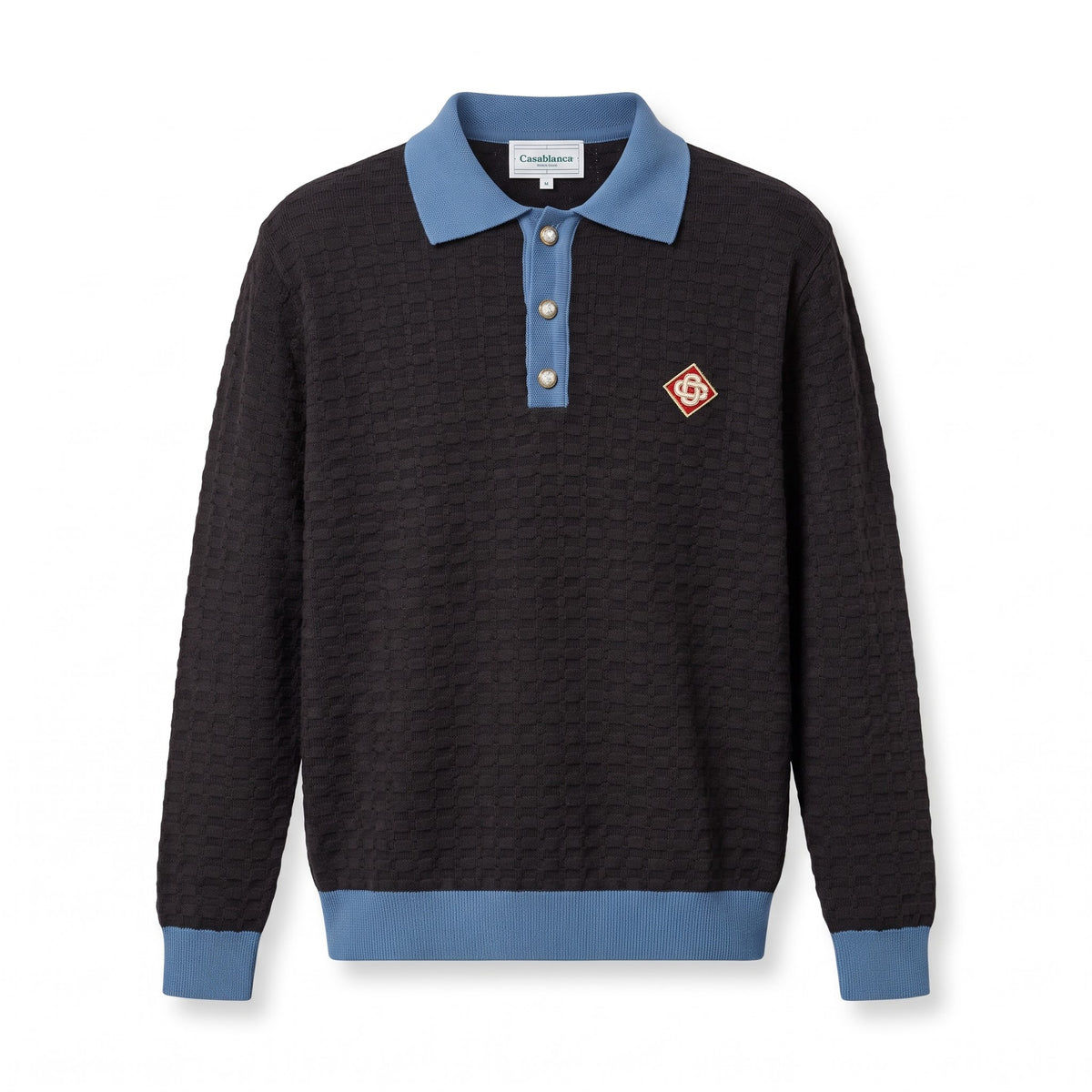 CSB Contrast Collar Knit Polo