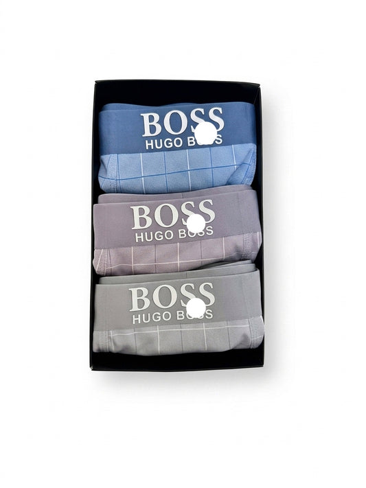B Heritage Check Trunks Trio