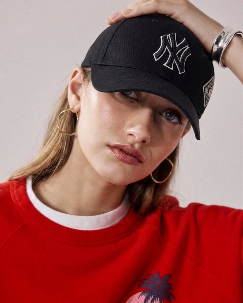 NY Classic Baseball Cap with Contrasting Logo