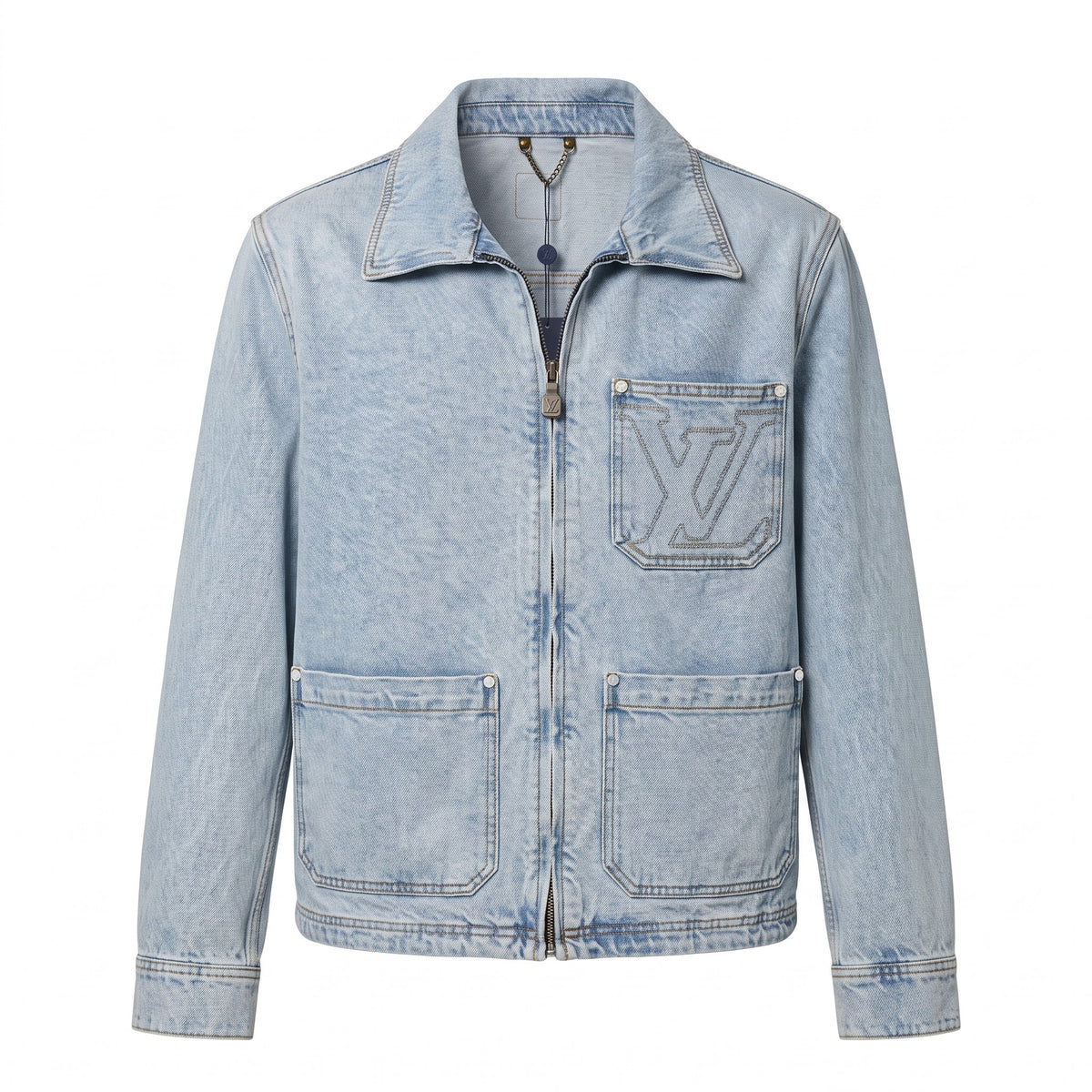 LV Monogram Workwear Denim Set