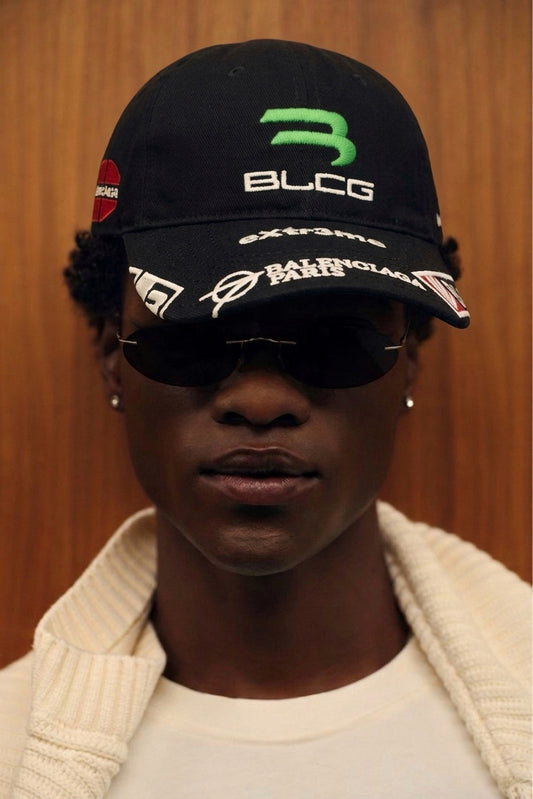 BB Multi-Patch Racing Graphic Baseball Cap