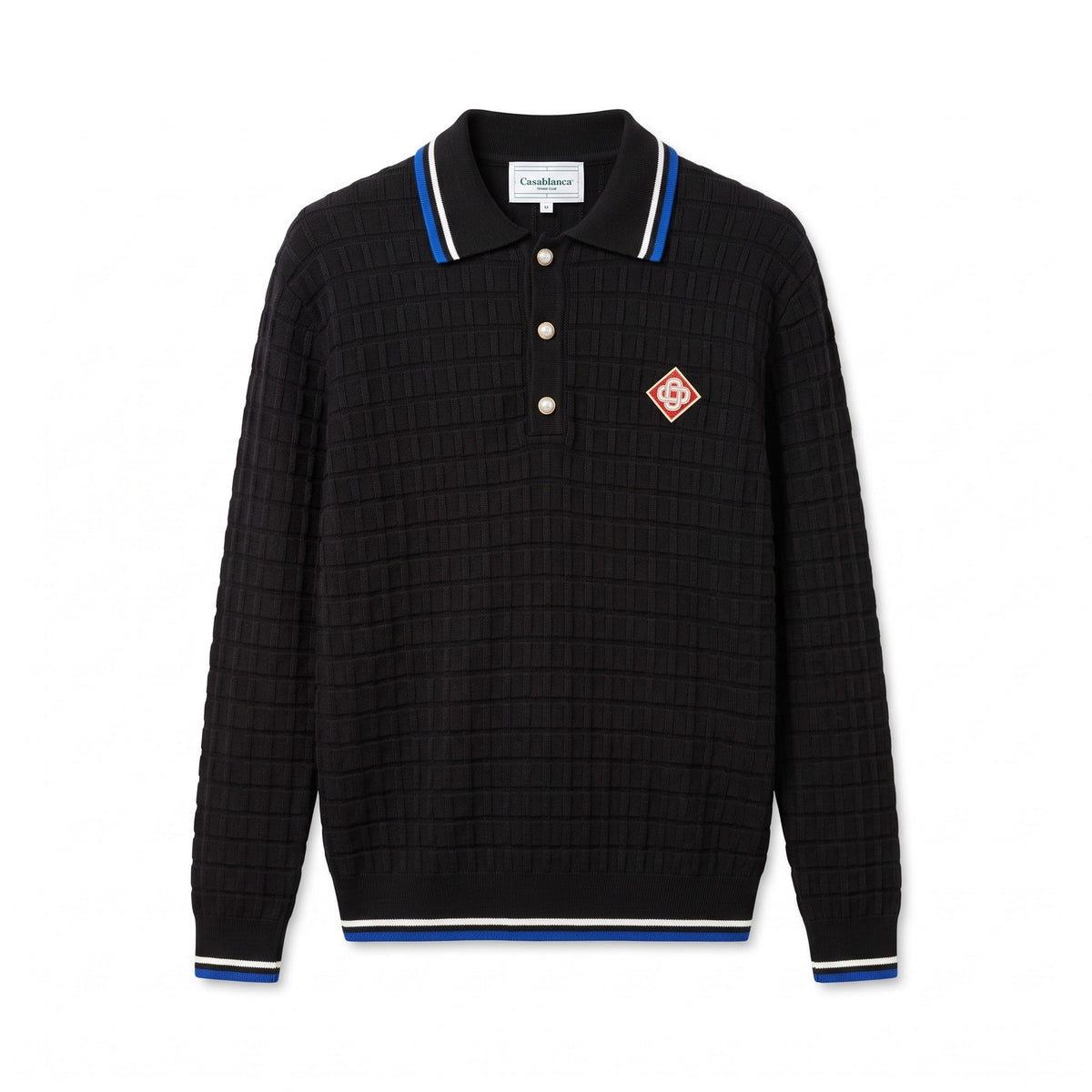 CB Tennis Club Knit Long-Sleeve Polo