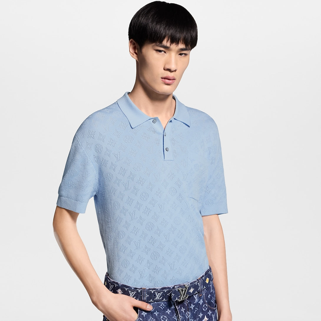 LV Signature Monogram Jacquard Polo