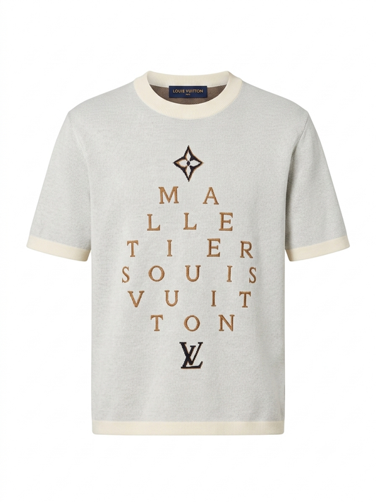 LV Malletier Diamond Knit T-Shirt