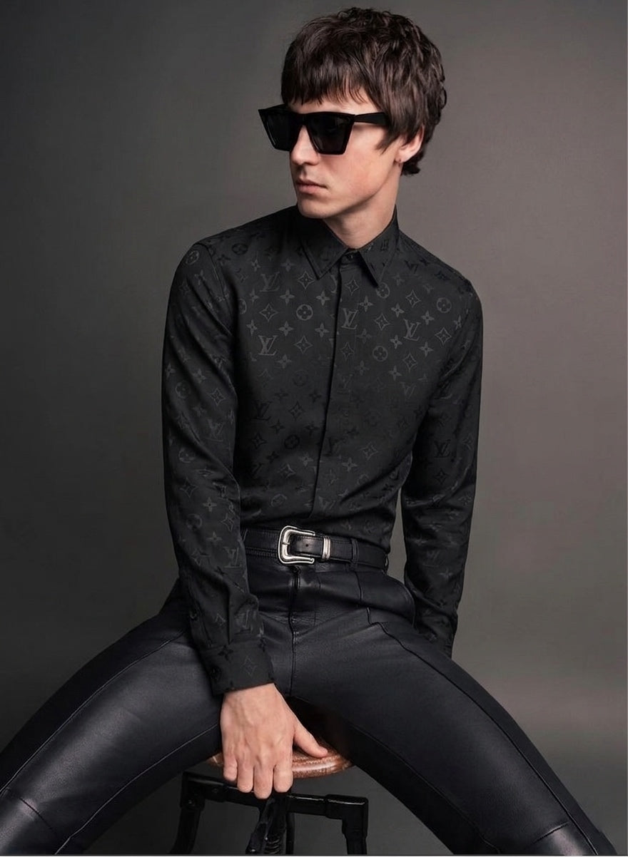 LV Signature Tonal Monogram Tailored Shirt