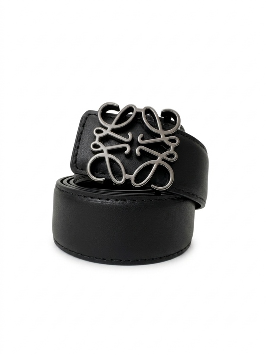 Loewe Anagram Smooth Leather Belt