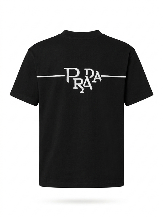 PRD Embellished Triangle Plaque Cotton T-Shirt