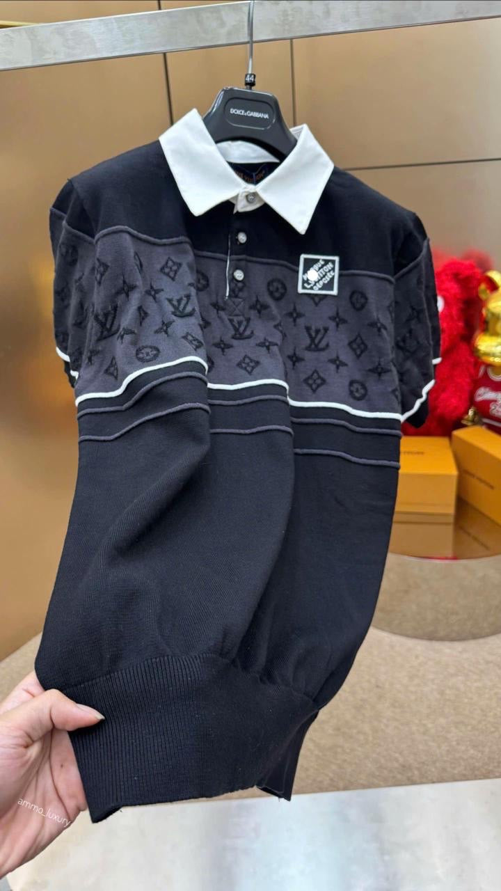 LV Signature Monogram Knit Polo