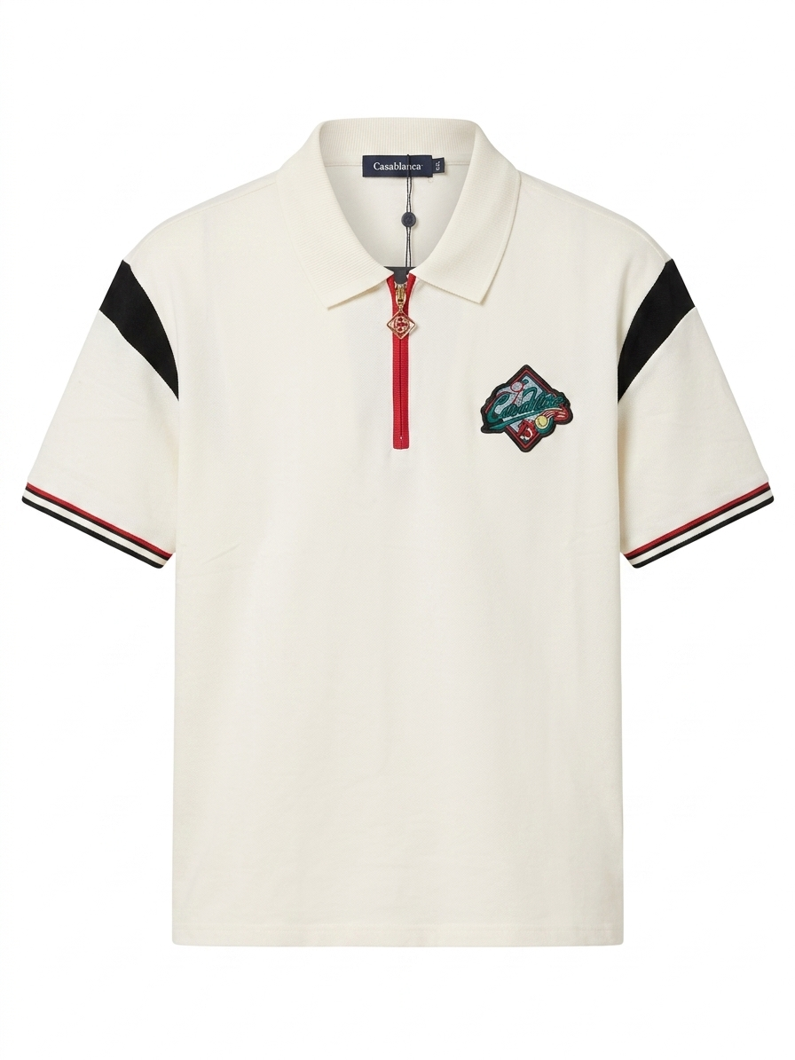 CASA Heritage Zip-Front Sports Polo