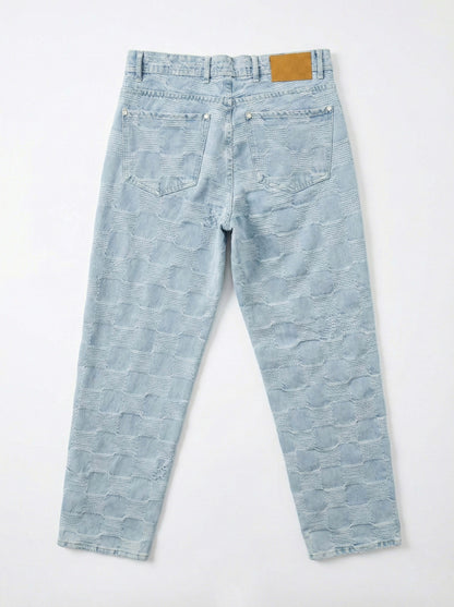 Checkerboard Denim Co-ord