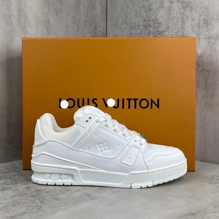 LV All-White Monogram Trainer