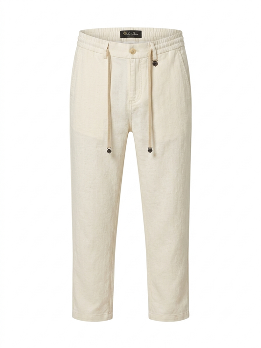 LP Sartorial Linen Drawstring Trousers