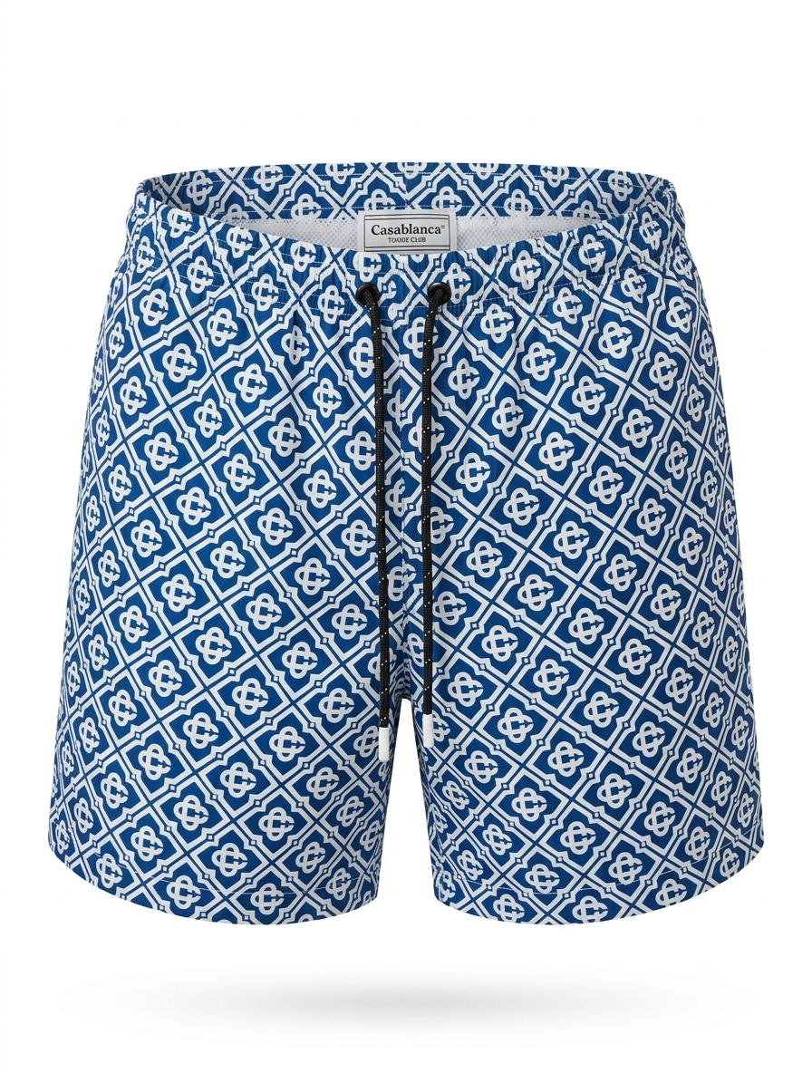 Casa Signature Monogram Swim Shorts