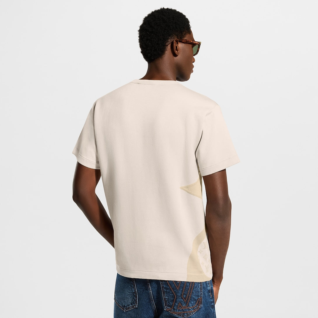 LV Macro Flower Intarsia Knit Tee