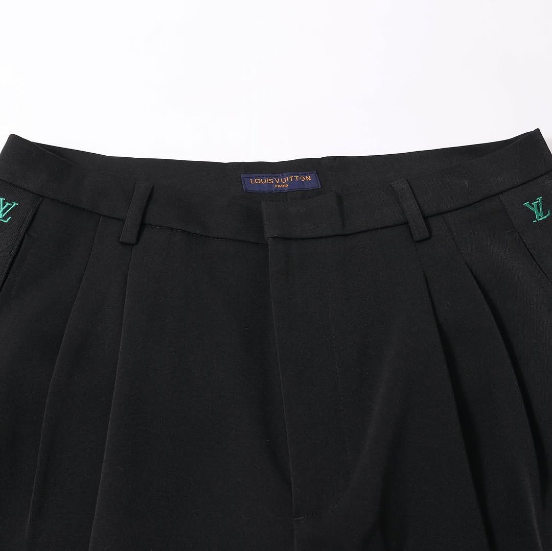 LV Tailored Trousers with Gradient Monogram Tape