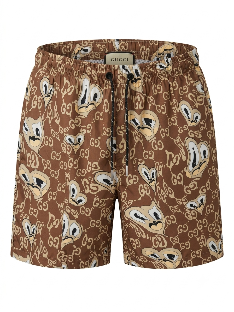 The G. Surrealist Monogram Resort Shorts