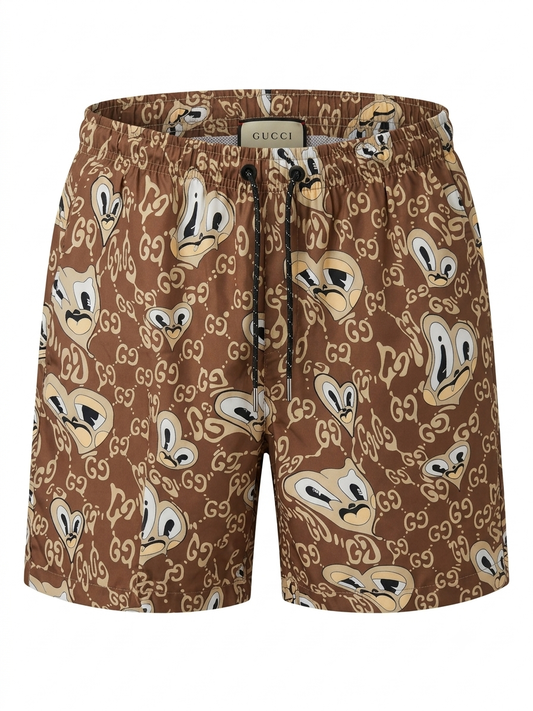The G. Surrealist Monogram Resort Shorts