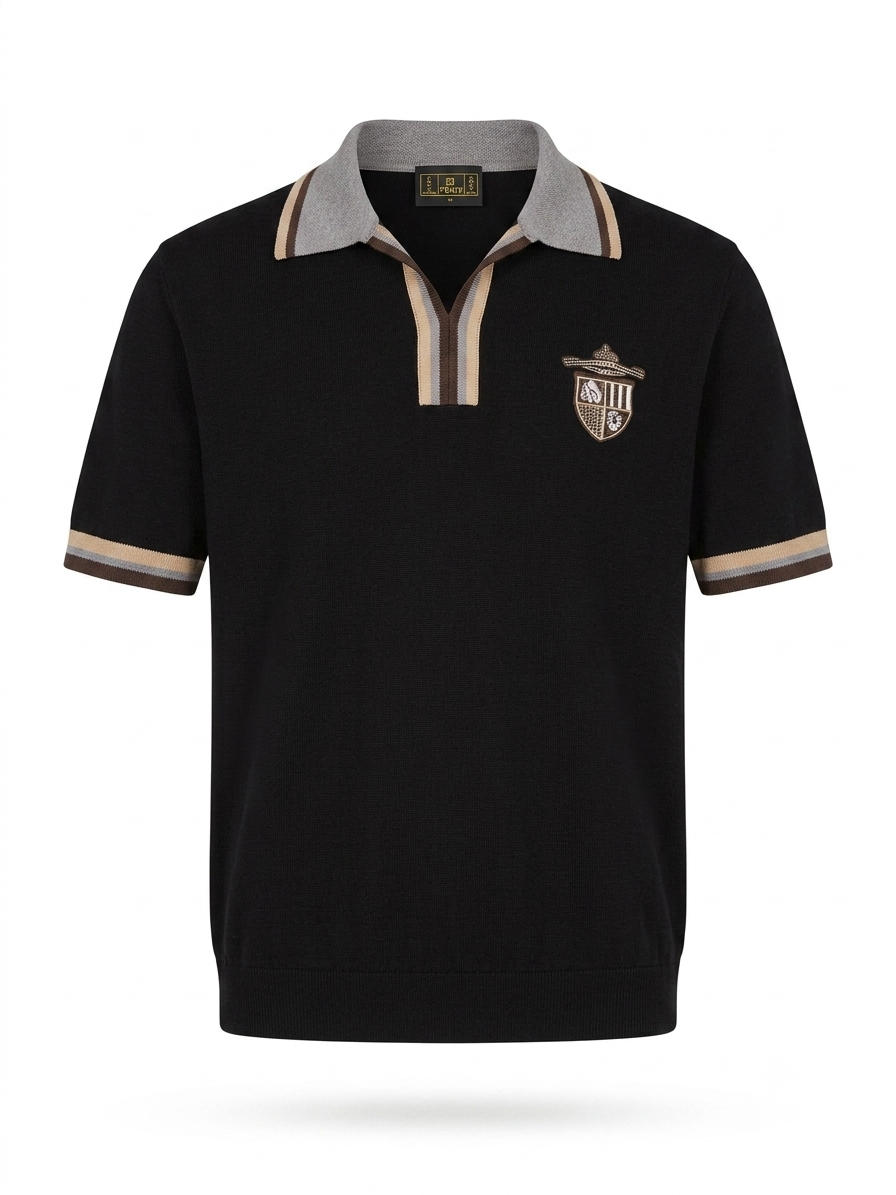 FEN - Heraldic Crest Contrast Polo