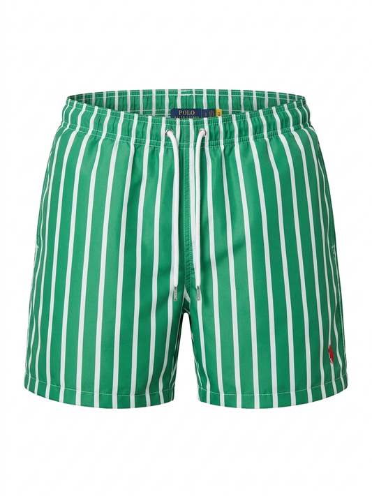 PRL Deck Stripe Swim Shorts