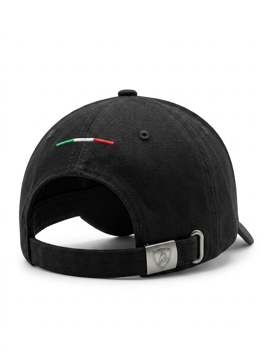 LBGNI Golden Shield Motorsport Cap in Onyx