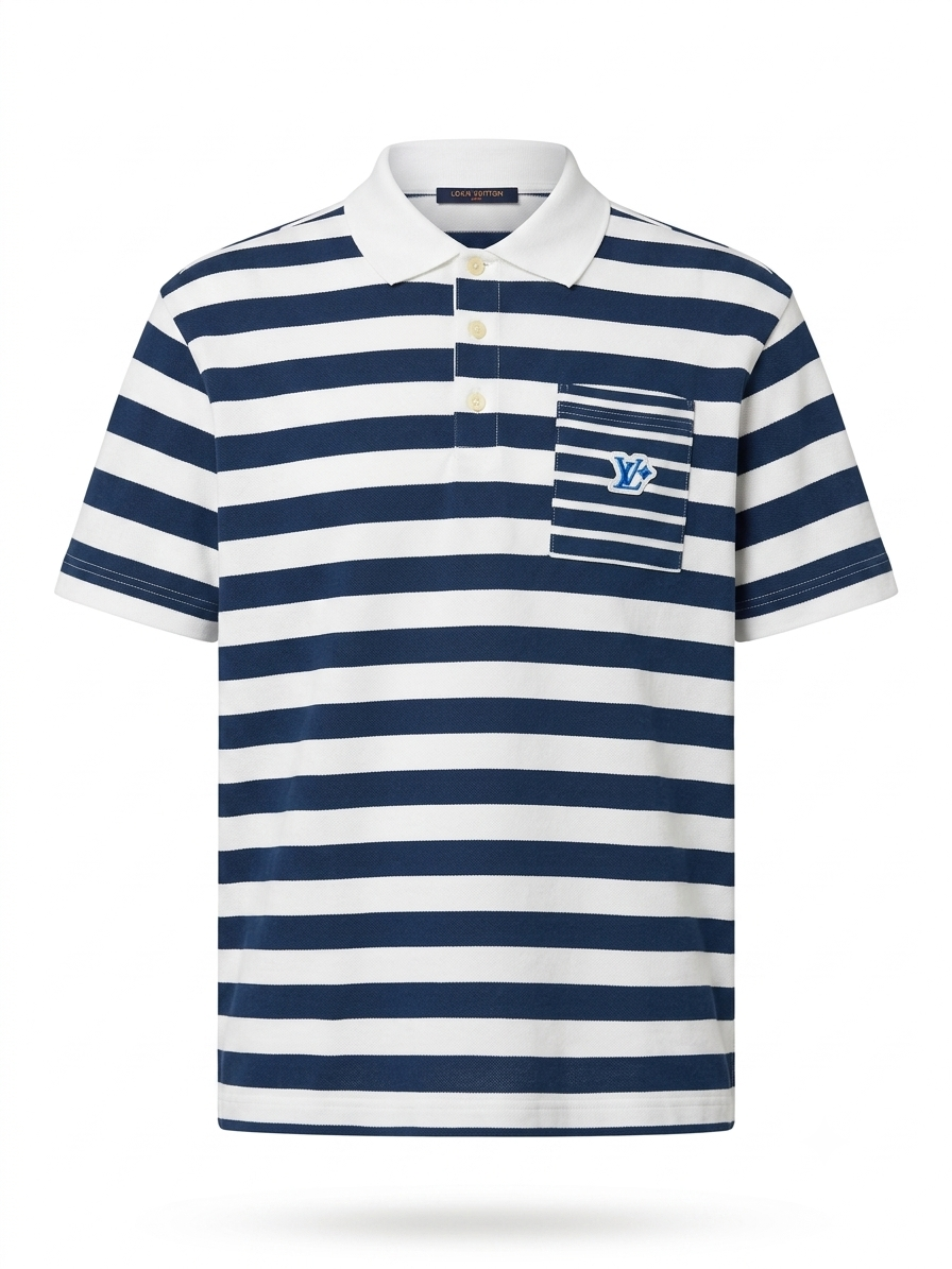 LV Signature Mariner Striped Polo