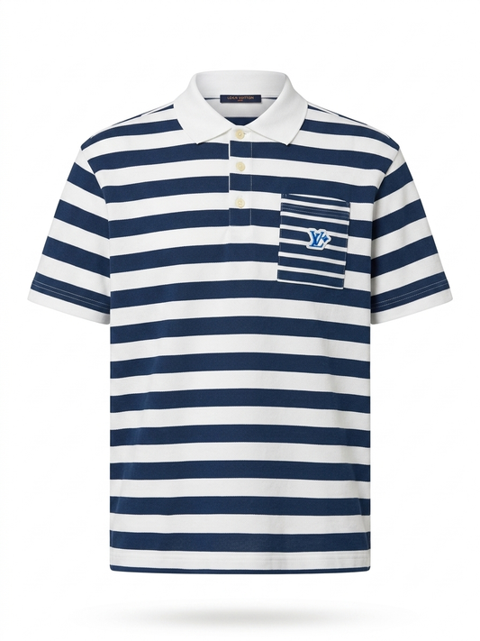 LV Signature Mariner Striped Polo