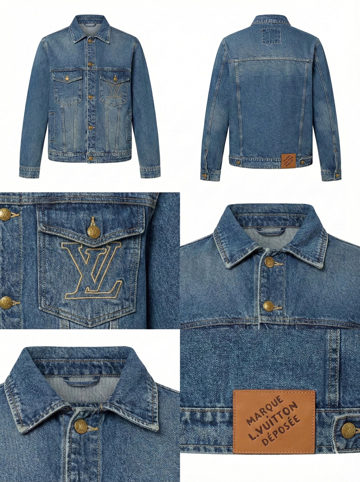 The Heritage Monogram Trucker – Vintage Indigo