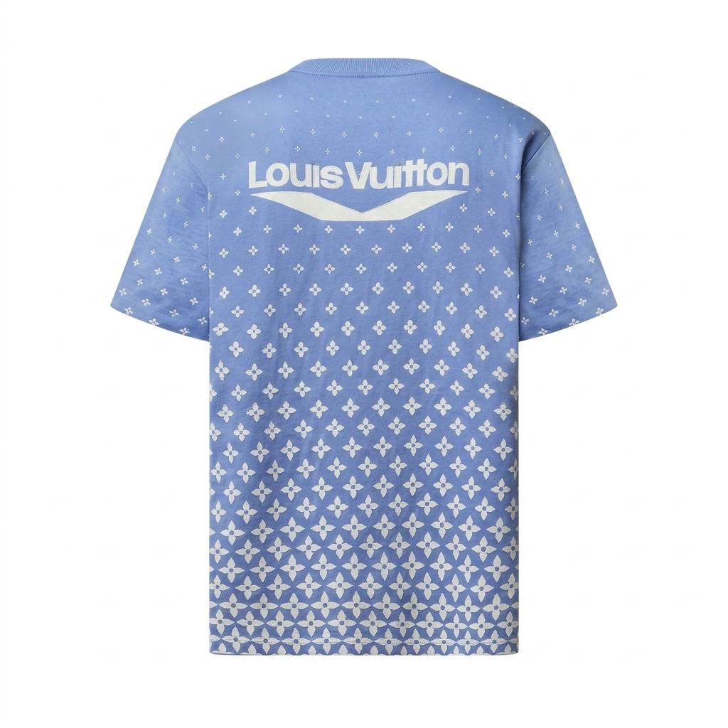 LV Monogram Gradient Blue Jersey T-Shirt