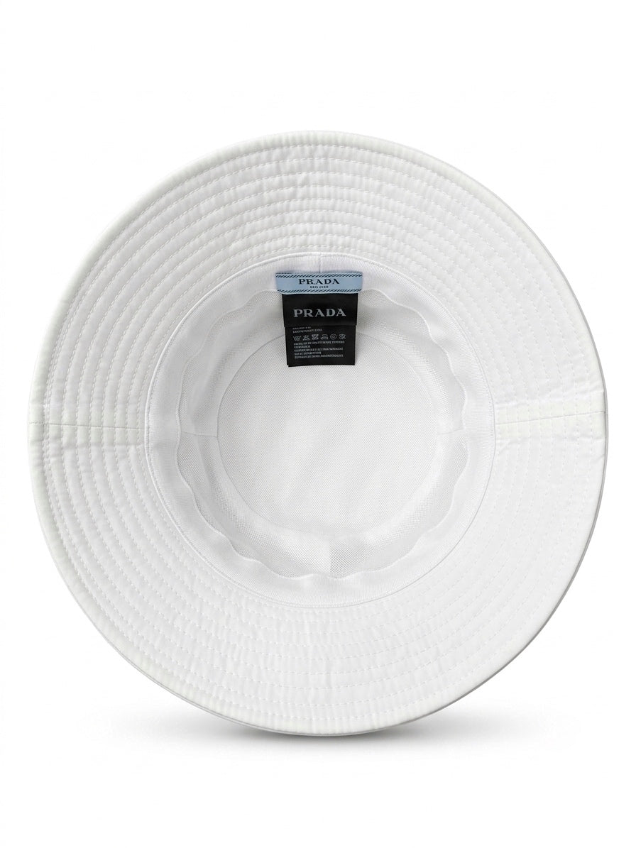 PRD. Re-Nylon Bucket Hat in Bianco