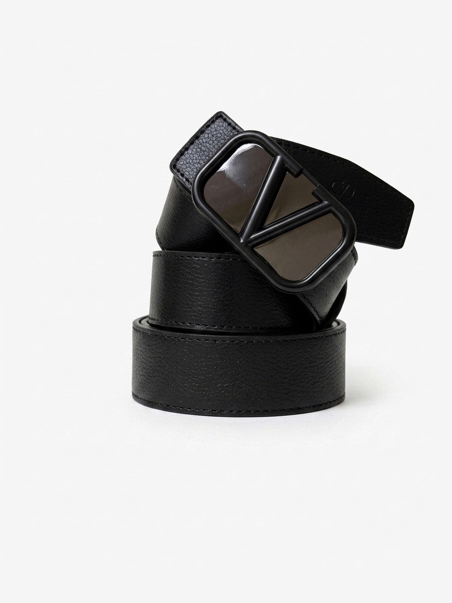 VAL Matte VLogo Signature Belt
