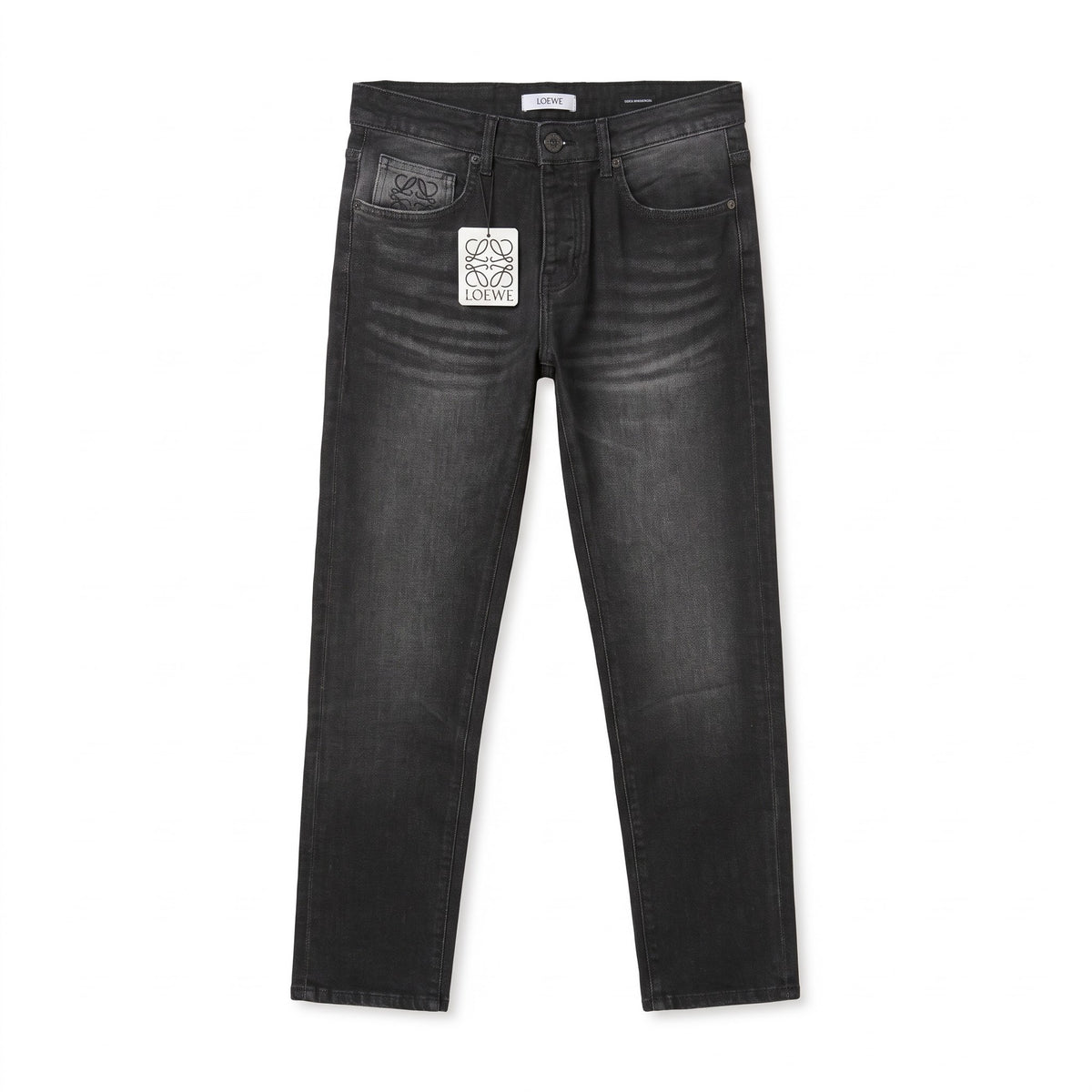 LOEWE Faded Charcoal Denim Jeans