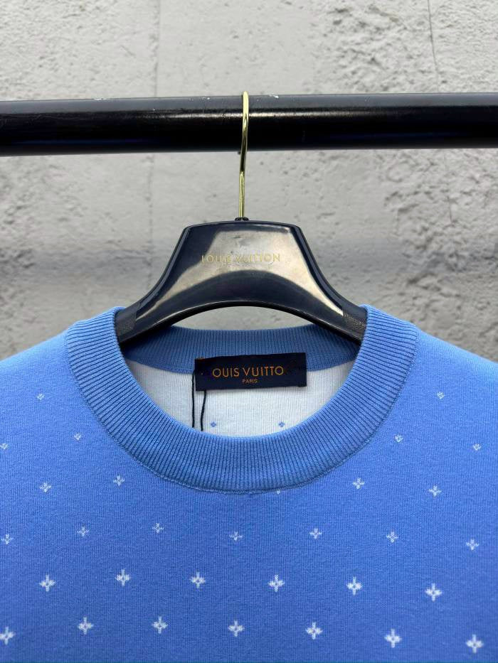 LV Monogram Gradient Blue Jersey T-Shirt