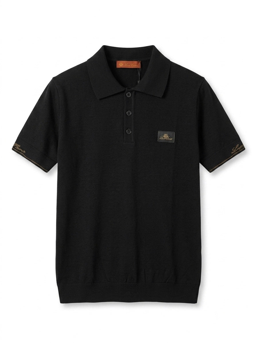 LP Obsidian Knit Logo Polo