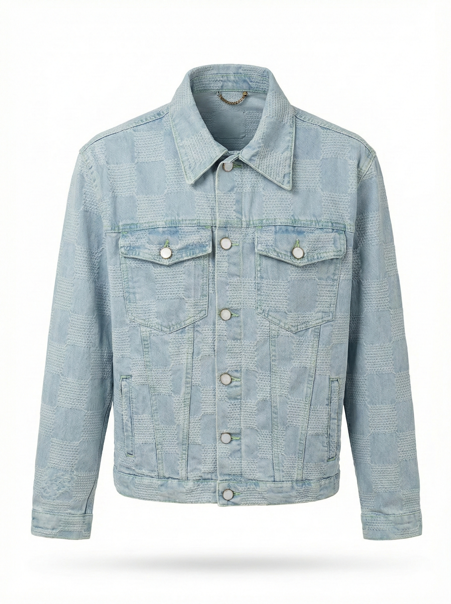 Checkerboard Denim Co-ord