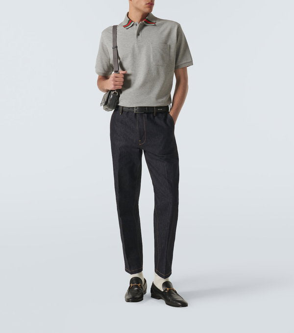 G. Heritage Web Collar Polo