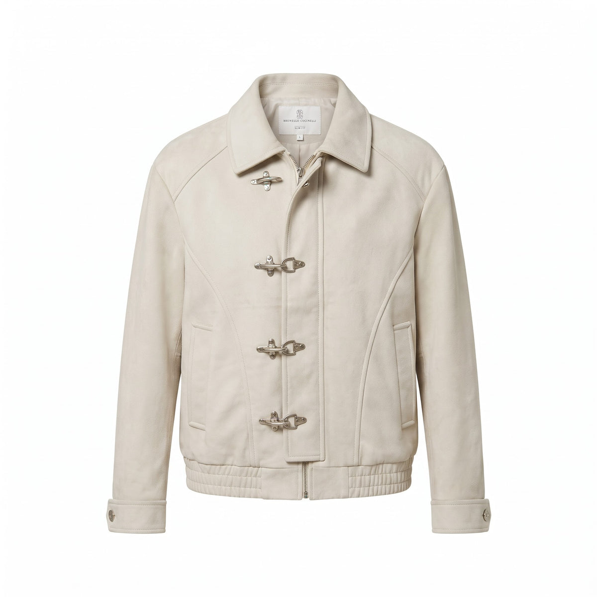 BC Cream Suede Aviator Slim fit  Jacket