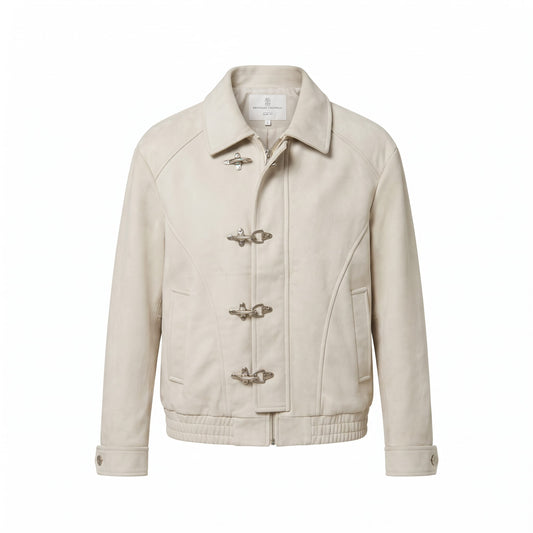 BC Cream Suede Aviator Slim fit  Jacket