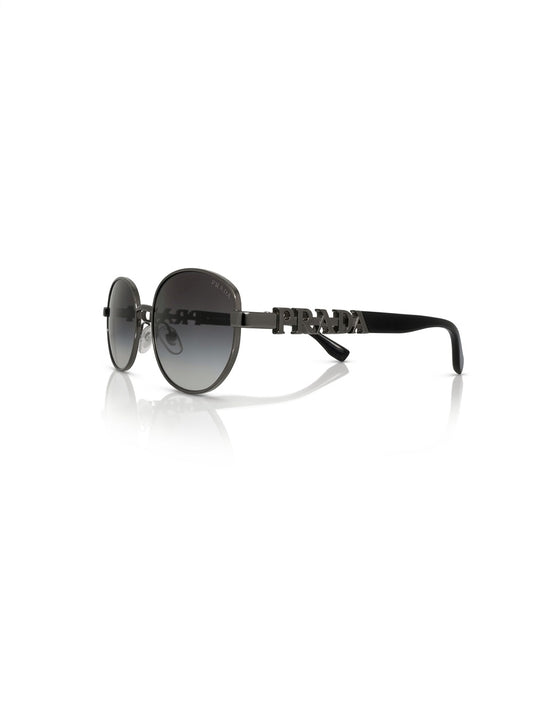 PRA Open-Logo Round Metal Sunglasses